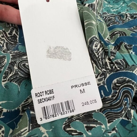 Zadig & Voltaire womens Root Printed Dress Asymmetrical size medium - Picture 12 of 13